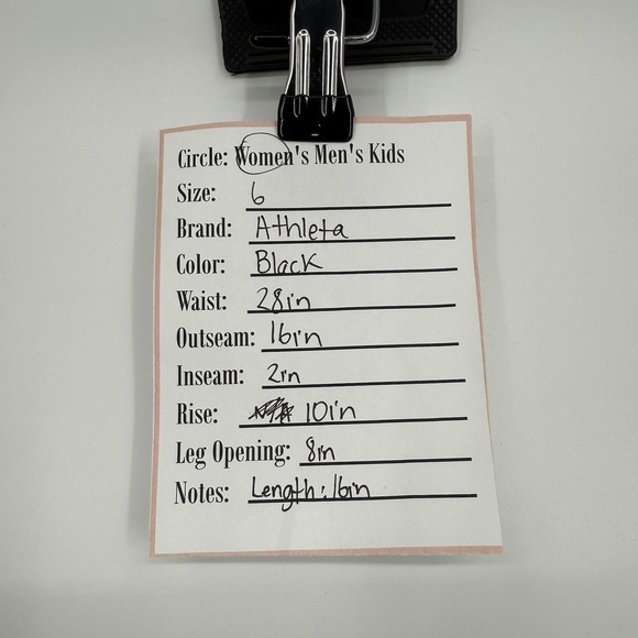 Athleta Trekkie Cargo Skort Womens Size 6 Black Performance Stretch Pockets - Picture 7 of 7